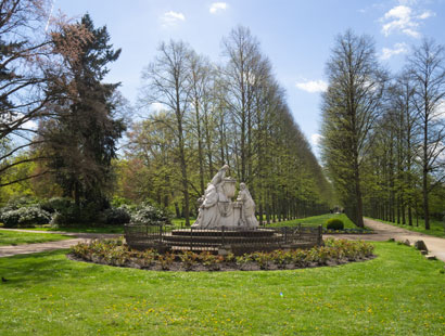 Caroline Mathilde Denkmal im französischen Garten